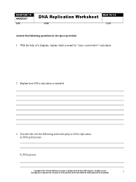 Start studying dna replication worksheet. Dna Replication Worksheet Answers Nidecmege