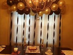 Black And Gold Backdrop Decoration Pin By Katie Rose On New Years Eve Black And Gold Balloons Black Gold Party Husband 40th Birthday