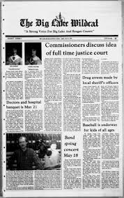 The Big Lake Wildcat (Big Lake, Tex.), Vol. 57, No. 19, Ed. 1 Thursday, May  13, 1982