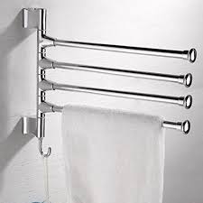 Lonfennertm Contemporaine Poli Miroir Resistant A La Corrosion Haute Temperature Finition Chrome Porte Serviette Mural Porte Serviettes De Bain Porte Serviette