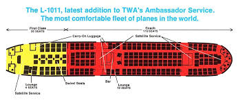 Twa L 1011 Seat Diagram 1972 Lounge Seating Bar Lounge