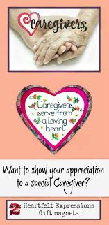Gift For Caregiver Heart Magnet Appreciation Gift For Etsy In 2020 Caregiver Gifts Thank You Gifts Employee Gifts