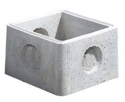Coller le couvercle béton au. Fond De Regard Beton Pour Ep 50x50 H Int 40 Samse
