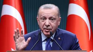 Cumhurbaşkanı recep tayyip erdoğan brüksel'de gerçekleşen nato zirvesi'nde abd başkanı joe biden ile ikili görüşme. Erdogan Says Biden Has Bloody Hands For Backing Israel Al Arabiya English