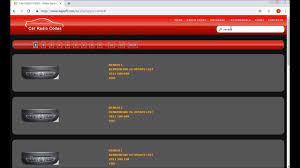 This article explains the options for finding a car radio code. Renault Car Radio Codes Online Service 2 Youtube