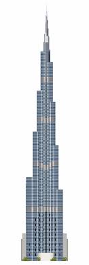 We're a community of creatives sharing everything minecraft! Burj Khalifa Burj Khalifa Minecraft Pixel Transparent Png Download 530849 Vippng