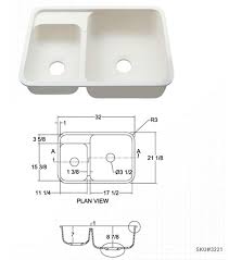 hi macs integrated sinks