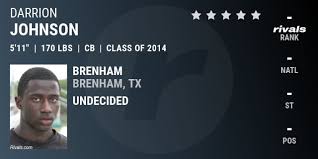 Darrion Johnson 2014 Cornerback