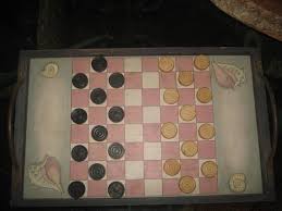 Discover the best arts, crafts & sewing in best sellers. Unique Handmade Counted Cross Stitch Checkerboard Wood Tray With Checkers Checkers Toys Games Efp Osteology Org
