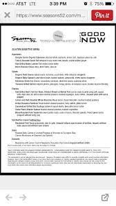 Seasons 52 Winter Gf Menu Roasted Olives Appetizer Menu Menu Restaurant