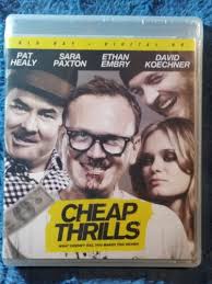 NEW Cheap Thrills (Blu-ray, 2014, Drafthouse) dark comic thriller SEALED  NOS