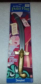 1999 Disneyland Merch Peter Pan Captain Hook Sword Disney Toy Vintage New Mattel Disney Toys Captain Hook Disneyland