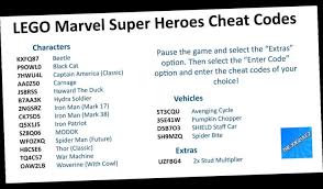 Region locking for any wii application, including downloaded ones. Lego Marvel Super Heroes Xbox360 Cheats Lego Marvel Super Heroes Marvel Super Heroes Game Lego Marvel