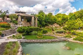 Front And Center Is A Massive Pagoda Whose Commanding Aura Turns Heads It S The Park S Main Feature And Brackenridge Park Tea Garden San Antonio Attractions