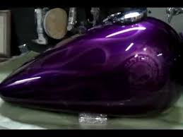 Hagen Kustoms Passion Purple Pearl With Candy And Ghost Flames Youtube Custom Motorcycle Paint Jobs Custom Paint Motorcycle Motorcycle Paint Jobs