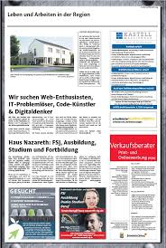 Aussagekräftige bewerbungen erbitten wir an: Haus Nazareth Fsj Ausbildung Studium Und Fortbildung Pressreader
