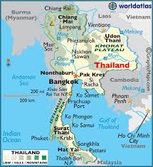 Malaysia thailand border cartogis services maps online anu. Thailand Maps Facts Thailand Map Thailand Tourism Thailand
