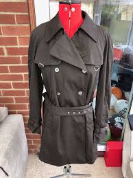 paul costelloe dressage brown belted coat mac trench coat