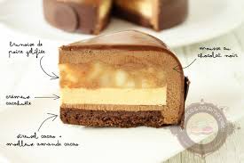 Entremets Chocolat Poire Cacahuete07 Poire Au Chocolat Dessert Gastronomique Gateaux Et Desserts