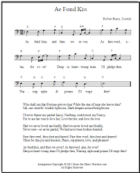 1100*850 name:o flower of scotland sheet music | download free in pdf or midi. Vocal Score Piano Accompaniment For Ae Fond Kiss Free