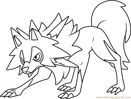 If the encounter is a fishing encounter, it has a 3× g s c hg ss /5× s m us um catch rate modifier; Lycanroc Midday Form Pokemon Sun And Moon Coloring Page For Kids Free Pokemon Sun And Moon Printable Coloring Pages Online For Kids Coloringpages101 Com Coloring Pages For Kids