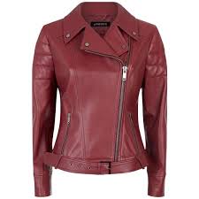 Jaeger Leather Biker Jacket Winter Berry 430 Liked On Polyvore Featuring Outerwear Short Leather Jacket Womens Leather Biker Jacket Real Leather Jacket