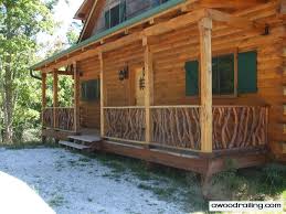 In this article, we cover 21 of our favorite deck design this style would look great coming off of a cabin or otherwise rural home. Log Home Handrail Best Rustic Railing For Your Log Home Log Homes Rustic Deck Railing Design