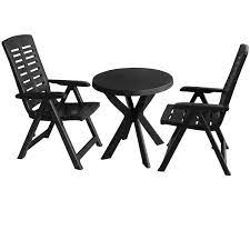 It's ideal for you to look for the highly resistant material since this furniture will be kept. Bundle Garden Balcony Furniture Set Of 5 Chair Set 79 X 79 Cm Wicker Look All Plastic Patio Furniture Stackable Chair Black Ceres Webshop