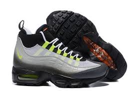Nike Air Max 95 Boot Black Neon Green Grey 806809 078 Newest Sneaker Nike Air Max Air Max 95 Nike Max