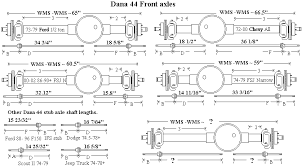 45 high quality ford 8 8 axle width chart