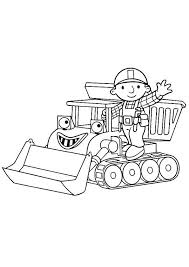 He's so full of energy and joy. Coloring Pages Bob The Builder Coloring Page