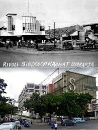Bioskoop Rivoli Dan Miss Tjitjih Kramat Djakarta Ca 1950 Hotel Rivoli Dan Gedung Astra Graphia Jl Kramat Raya Jakarta Foto Zaman Dulu Kota Indonesia