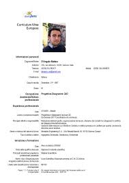 The europass cv builder makes it easy to create your cv online. Curriculum Vitae Esempi Europass