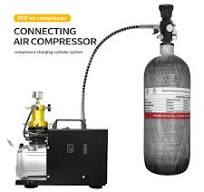 TUXING Carbon Fiber Gas Cylinder 2L 4500PSI 300Bar 30MPA PCP Air Tank Scuba  Diving PCP Cylinder HPA Condor