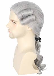 Amazon.com: Topcosplay Mens Wig for Cosplay Colonial Judge Costumes Fun Wig  Grey Long Halloween Wigs : Clothing, Shoes & Jewelry