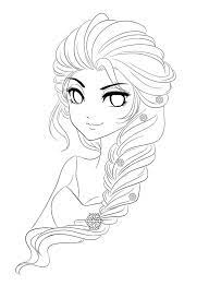 Showing 12 coloring pages related to elsa. Princess Elsa Anime Lineart By Shinekoshin Anime Lineart Elsa Anime Elsa Coloring Pages