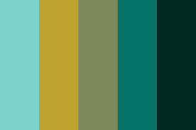 This color combination is versatile enough to be used in a variety of design projects, from those with a sophisticated and upscale look to those with a calm and comfortable feel. Aqua Army Color Palette