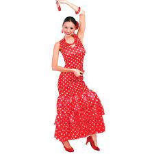 A dança sevilhana não vem de sevilha. Fato Sevilhana Vermelha Mascarilha