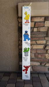 Sesame Street Growth Chart In 2019 Sesame Street Room