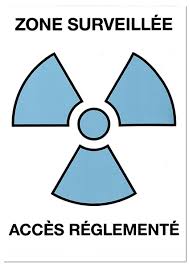 Autocollant zone controlée / accès réglementé 2. Zone Surveille Panneaux De Prevention Des Risques