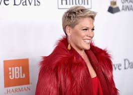 P nk hairstyles have grown and changed over the years but they all convey the same message. Pink Just Debuted An Edgy Buzzcut See The First Photo Popsugar Beauty
