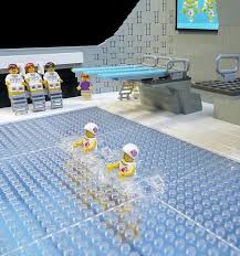 Lego 2012 Olympics Synchronized Swimming Legos Lego Synchronized Swimming