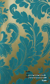 | see more pretty teal wallpapers, teal floral wallpaper, teal wallpaper, purple teal wallpaper, teal samsung wallpaper, modern teal wallpaper. Heritage Damask Velvet Flocked Wallpaper In Teal And Gold From The Plu Burke Decor