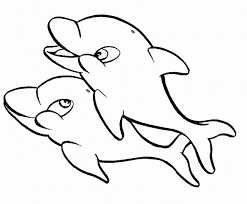 The dolphin coloring pages are thus immensely popular among young kids who count them among the favorite indulgences. Image Of A Dolphin Coloring Home