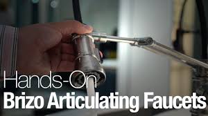 brizo's articulating kitchen faucets