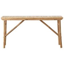 Lene Bjerre Mandisa Dining Table 140x40x70cm Natural Bamboo Handmade Bamboo Table For Indoor Or Outdoor Use Welcome The Beauty Of Nature Into Your Entertain