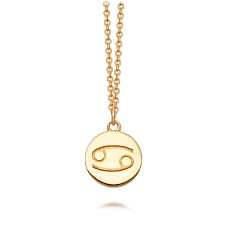Sign up and get 500 loyalty points. Cancer Zodiac Biography Pendant Yellow Gold Vermeil Astley Clarke London
