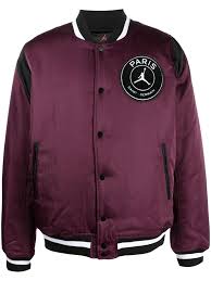 Padded internal sleeve can store up to a 15 laptop. Nike Paris Saint Germain Jordan Varsity Jacket In Purple Modesens