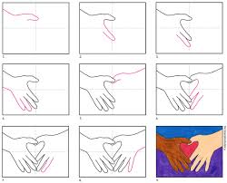 Two hands making heart sign stock illustrations images vectors. Draw Two Hands And One Heart Art Projects For Kids