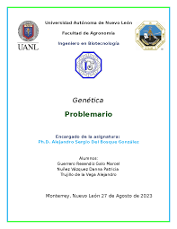 Problemario Genética